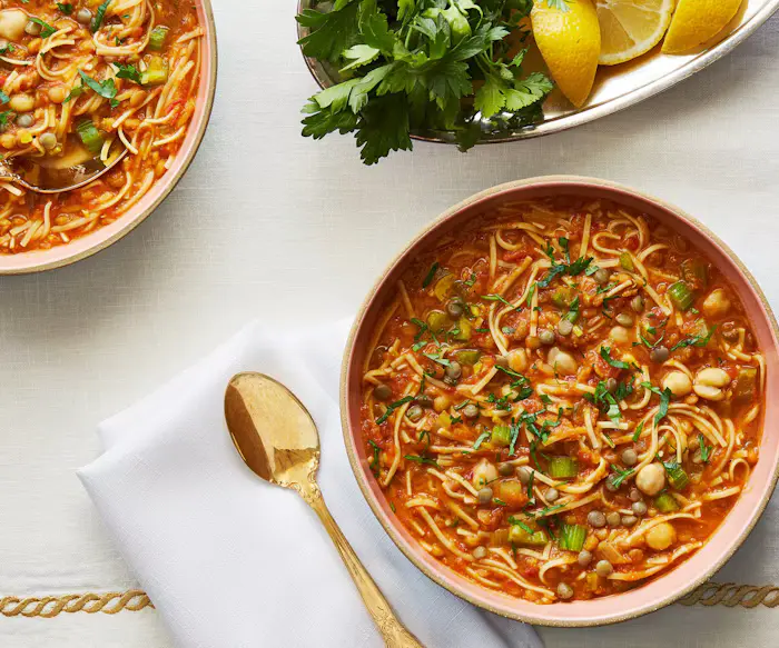 Harira (Moroccan Lentil and Chickpea Soup) image