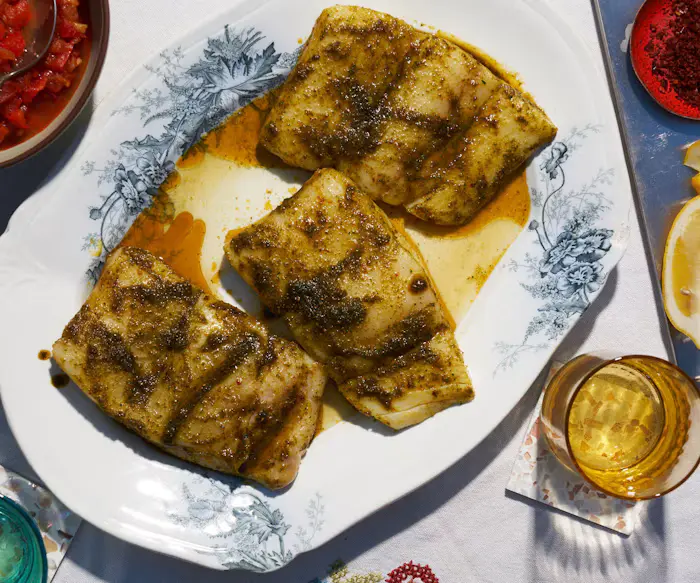 Sea Bass With Chermoula image
