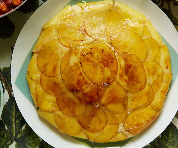 Potato Tahdig (Persian Rice With Potatoes)  image