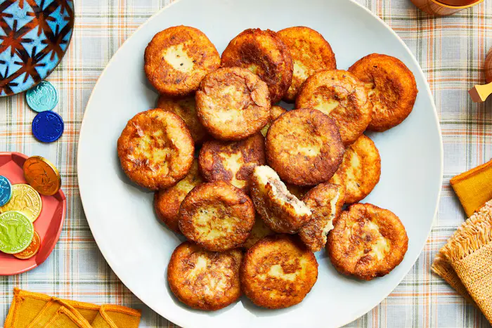 Kubbeh Batata (Iraqi Potato Fritters Filled with Meat) image