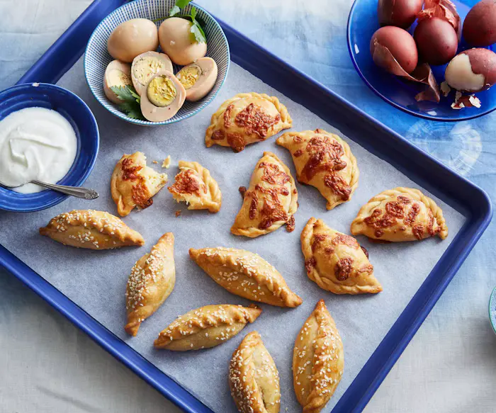 Borekitas With Eggplant or Cheese Filling image