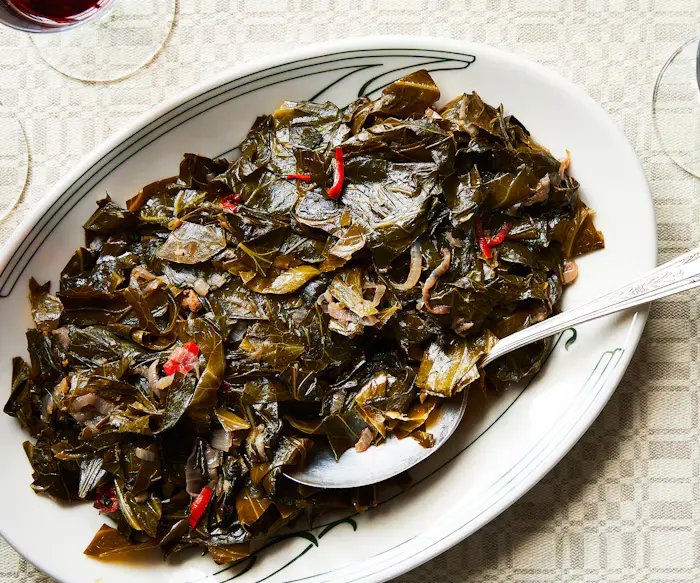 'Koshersoul' Collards with Horseradish image