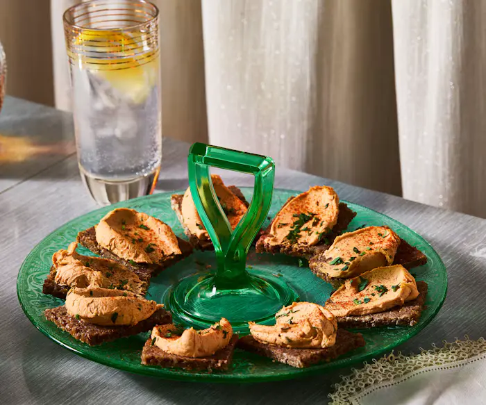 Korozott (Hungarian Cheese Spread with Paprika, Anchovies and Caraway) image