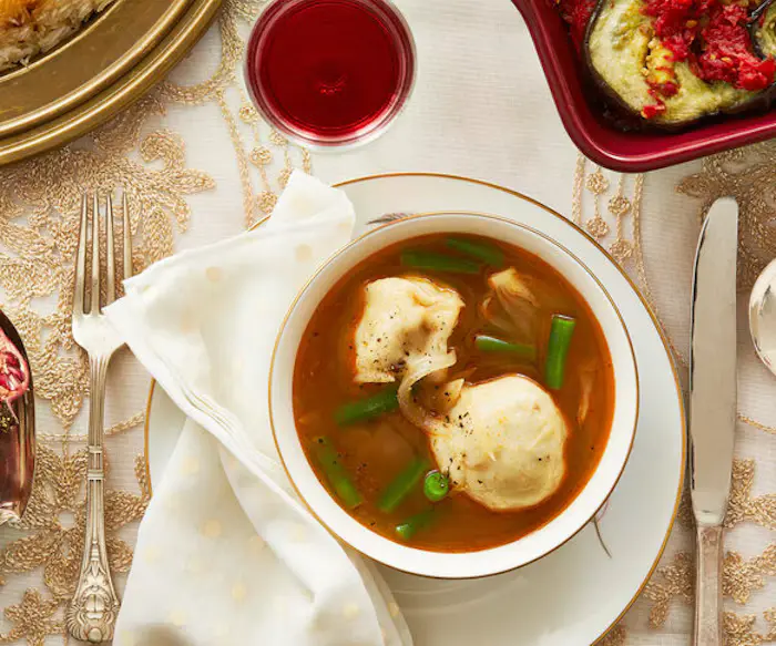 Iraqi Kubbeh Soup With Green Beans image