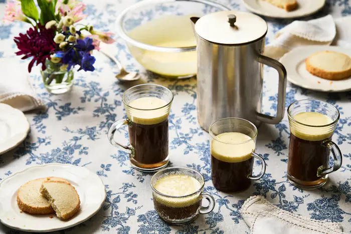 Coffee with Sweet Egg Yolk Foam image