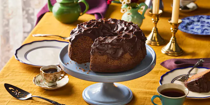 Spice Cake with Chocolate Frosting image