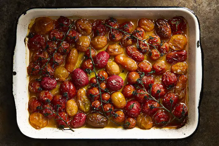 Roasted Sheet Pan Cherry Tomatoes image
