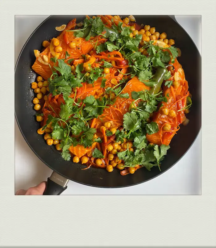 Poisson Marocaine (Moroccan Fish With Paprika and Saffron) image