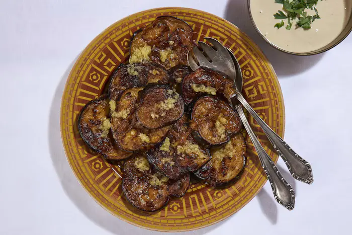 Fried Eggplant with Garlic and Cumin image
