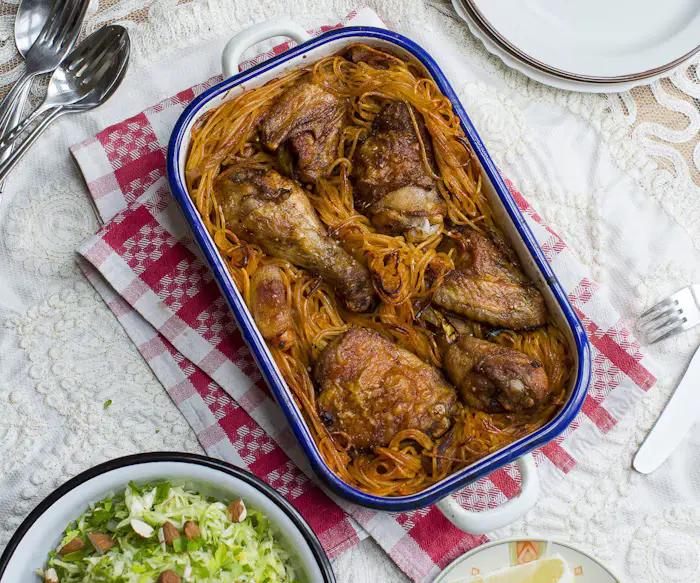 Macaroni Chicken (Baked Pasta With Chicken) image
