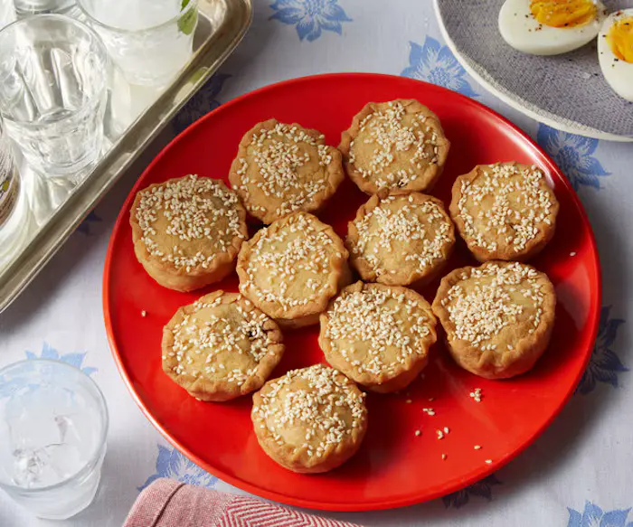 Pastelicos Filled with Spiced Meat and Pine Nuts image