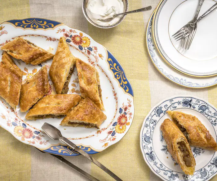 Handrajo (Eggplant, Onion, and Tomato Pastry) image