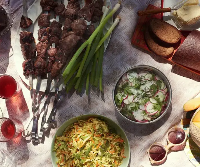 Shashlik (Georgian-Style Grilled Lamb Shish Kabobs) image